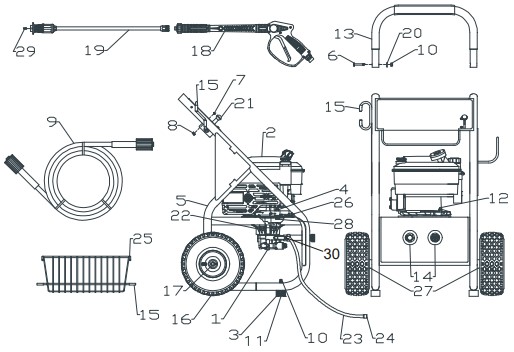 powermat coleman PW0912200 repair parts